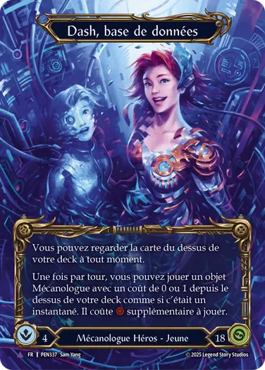 Dash, base de données