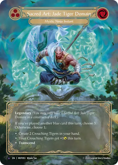 Sacred Art: Jade Tiger Domain