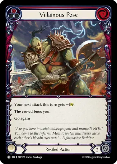 Villainous Pose