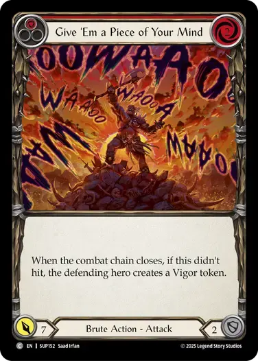 Give 'Em a Piece of Your Mind