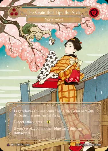 The Grain that Tips the Scale