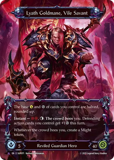 Lyath Goldmane, Vile Savant